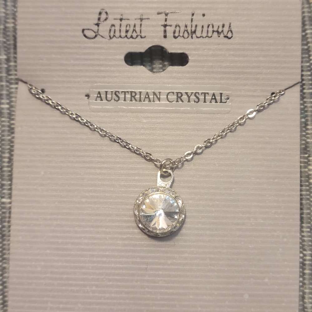 Austrian crystal necklace pendant